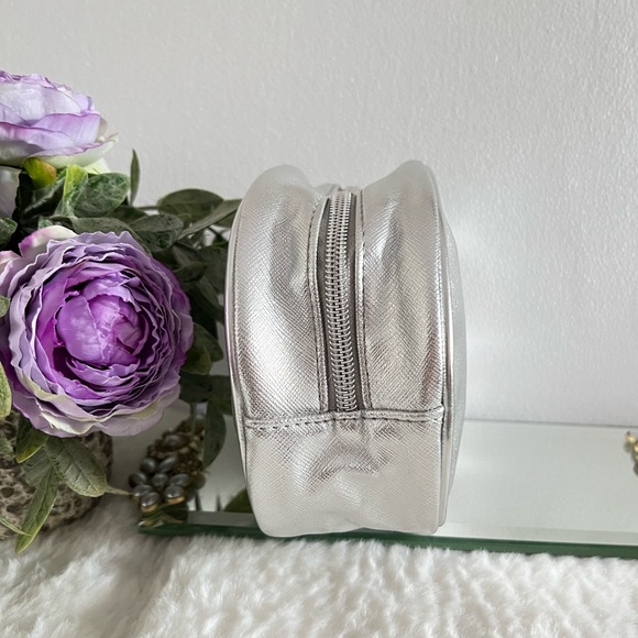 Vince Camuto Silver Makeup Bag - Picture 5 of 7